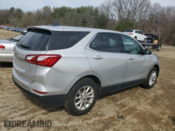 2020 Chevrolet Equinox LT z VIN 2GNAXJEV8L6192877, wystawiony jako Copart lot #49423165 z przebiegiem 76 156 mil mil oraz Szkoda całkowita • Salvage title. Historia ofert i sprzedaży dostępna na DreamBid. Obrazek 3.