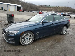 2015 BMW 3 Series GT 328i xDrive with VIN WBA8Z5C57FGS36638, listed as a Copart auction lot 46225263 with 103,256 mi miles. Bid and sale history available at carsss.com. Image 1.