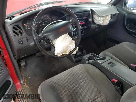 2000 Ford Ranger XLT with VIN 1FTZR15X5YPB92608, listed as a Copart auction lot 48350085 with 153,941 mi miles and Salvage Title. Bid and sale history available at carsss.com. Image 8.