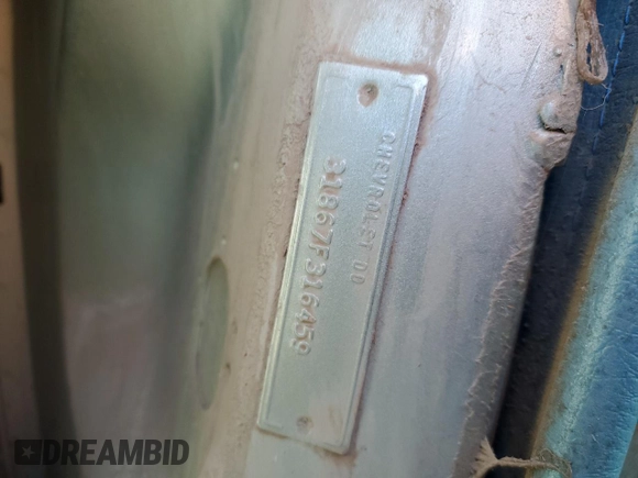 1963 Chevrolet Impala с VIN 31867F316459, выставлен на аукционе Copart как лот 61381854 с пробегом Не указан миль и Списание • Salvage title. История ставок и продаж доступна на DreamBid. Изображение 12.