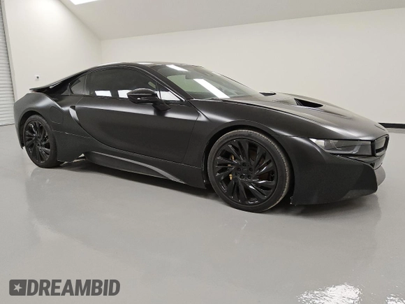 2016 BMW i8 with VIN WBY2Z2C55GV676098, listed as a Copart auction lot 52350665 with 38,649 mi miles and Clean Title. Bid and sale history available at carsss.com. Image 4.