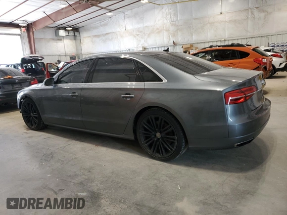 2017 Audi A8 with VIN WAU44AFDXHN009967, listed as a Copart auction lot 60536285 with 103,759 mi miles and Clean title. Bid and sale history available at DreamBid. Image 2.