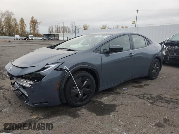 2024 Toyota Prius LE with VIN JTDACAAU4R3022601, listed as a Copart auction lot 82591044 with 9,798 mi miles and Salvage Title. Bid and sale history available at carsss.com. Image 1.