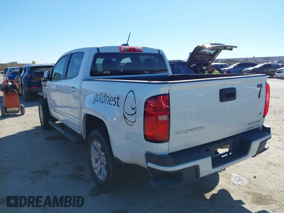 2022 Chevrolet Colorado 2WD LT with VIN 1GCGSCEA3N1304212, listed as a IAAI auction lot 41728851 with 66,806 mi miles and . Bid and sale history available at DreamBid. Image 3.