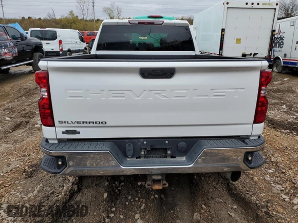 2020 Chevrolet Silverado 3500HD Work Truck with VIN 1GC4YSEY4LF181349, listed as a Copart auction lot 80557094 with 58,469 mi miles and Salvage Title. Bid and sale history available at carsss.com. Image 6.