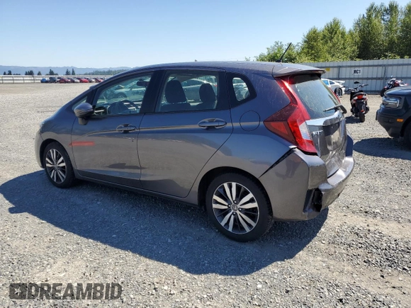 2017 Honda Fit EX with VIN JHMGK5H73HS005439, listed as a Copart auction lot 61263525 with 46,966 mi miles and Salvage title. Bid and sale history available at DreamBid. Image 2.