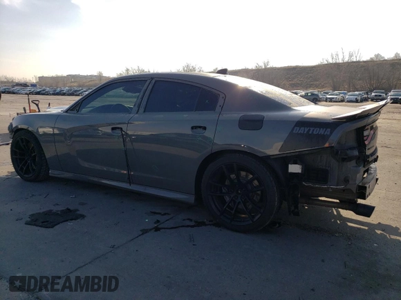 2019 Dodge Charger Scat Pack with VIN 2C3CDXGJ3KH568402, listed as a Copart auction lot 51078085 with 101,602 mi miles and Salvage Title. Bid and sale history available at DreamBid. Image 2.