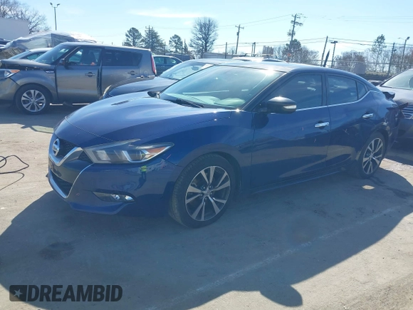 2017 Nissan Maxima SR with VIN 1N4AA6APXHC408764, listed as a IAAI auction lot 41595646 with 117,348 mi miles and . Bid and sale history available at DreamBid. Image 19.