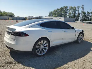 2013 Tesla Model S Performance with VIN 5YJSA1DP1DFP22426, listed as a Copart auction lot 66045915 with 88,757 mi miles and Salvage title. Bid and sale history available at DreamBid. Image 3.