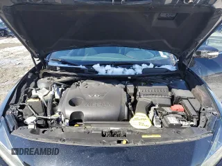 2023 Nissan Maxima SR with VIN 1N4AA6EV1PC505472, listed as a Copart auction lot 46052345 with 19,117 mi miles and Salvage title. Bid and sale history available at DreamBid. Image 12.