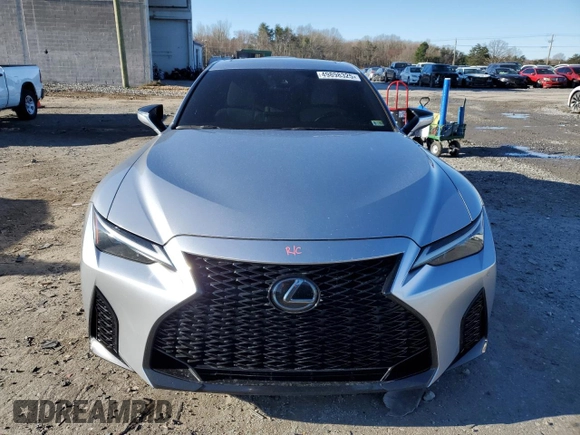 2021 Lexus IS with VIN JTHGZ1B20M5046105, listed as a Copart auction lot 49898325 with 28,393 mi miles and Salvage Title. Bid and sale history available at carsss.com. Image 5.