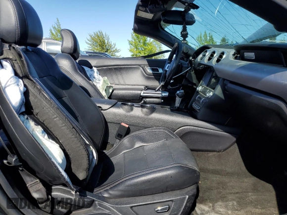 2018 Ford Mustang EcoBoost Premium with VIN 1FATP8UH4J5133507, listed as a Copart auction lot 55310735 with 93,492 mi miles and Salvage title. Bid and sale history available at DreamBid. Image 7.