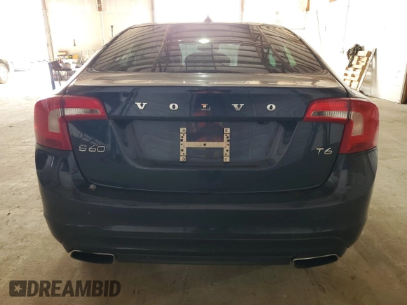 2015 Volvo S60 T6 Drive-E with VIN YV149MFK2F1341338, listed as a Copart auction lot 46083085 with 97,766 mi miles and Salvage Title. Bid and sale history available at carsss.com. Image 6.