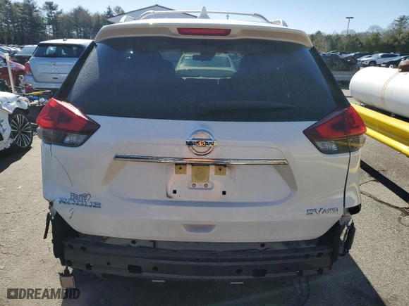 2019 Nissan Rogue SV with VIN JN8AT2MV5KW395293, listed as a Copart auction lot 47523965 with 109,230 mi miles and Salvage Title. Bid and sale history available at carsss.com. Image 6.