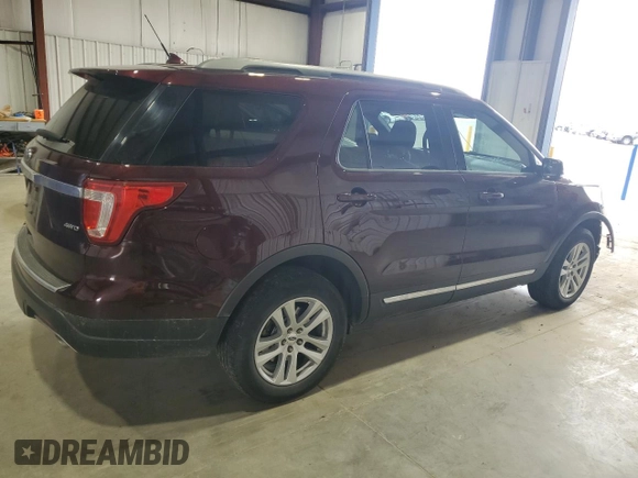 2018 Ford Explorer XLT с VIN 1FM5K8D88JGA26168, выставлен на аукционе Copart как лот 51528845 с пробегом 63 137 миль миль и Списание • Salvage title. История ставок и продаж доступна на DreamBid. Изображение 3.