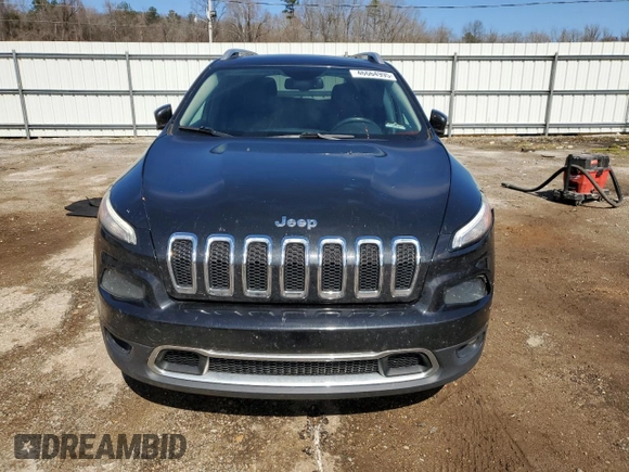 2014 Jeep Cherokee Limited with VIN 1C4PJLDB6EW261579, listed as a Copart auction lot 46664995 with 156,576 mi miles and Salvage Title. Bid and sale history available at carsss.com. Image 5.