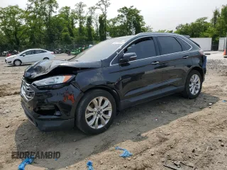 2020 Ford Edge Titanium z VIN 2FMPK4K97LBA56544, wystawiony jako Copart lot #59314005 z przebiegiem 84 861 mil mil oraz Czysty tytuł • Clean title. Historia ofert i sprzedaży dostępna na DreamBid. Obrazek 1.