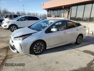 2022 Toyota Prius L Eco with VIN JTDKAMFU7N3170871, listed as a Copart auction lot 49446105 with 29,417 mi miles and Salvage Title. Bid and sale history available at carsss.com. Image 1.