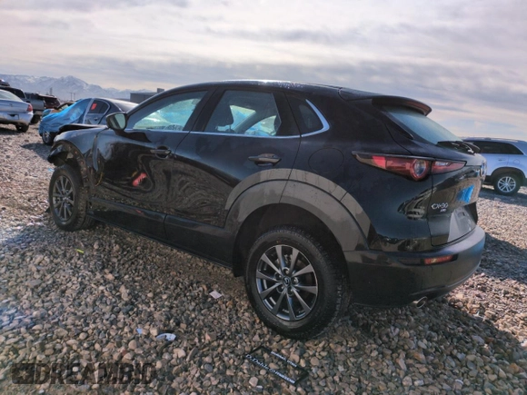 2020 Mazda CX-30 with VIN 3MVDMBBLXLM117867, listed as a Copart auction lot 46646295 with 31,383 mi miles and Salvage Title. Bid and sale history available at DreamBid. Image 2.