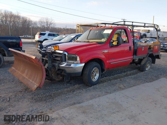 2000 Ford Super Duty F-250 XL with VIN 1FTNF21F4YED71549, listed as a IAAI auction lot 40983462 with 1 mi miles. Bid and sale history available at carsss.com. Image 2.