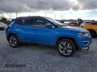 2018 Jeep Compass Limited with VIN 3C4NJDCB2JT231946, listed as a Copart auction lot 46749305 with 42,173 mi miles and Salvage title. Bid and sale history available at DreamBid. Image 4.