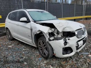 2017 BMW X3 xDrive35i with VIN 5UXWX7C56H0U39977, listed as a Copart auction lot 41337845 with 119,286 mi miles and Salvage Title. Bid and sale history available at DreamBid. Image 4.