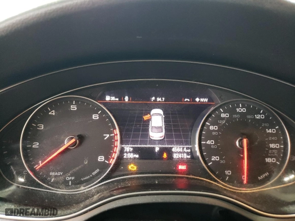2016 Audi A6 2.0T Premium Plus with VIN WAUGFAFC8GN082719, listed as a Copart auction lot 53839295 with 82,419 mi miles and Clean Title. Bid and sale history available at carsss.com. Image 9.