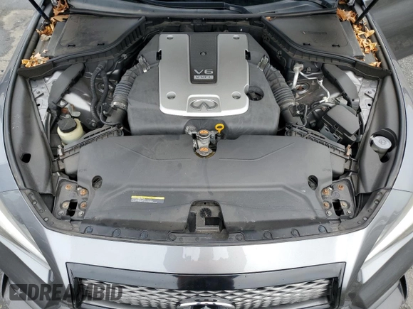 2015 Infiniti Q50 with VIN JN1BV7AR5FM421247, listed as a Copart auction lot 53266115 with 63,820 mi miles and Salvage Title. Bid and sale history available at carsss.com. Image 11.
