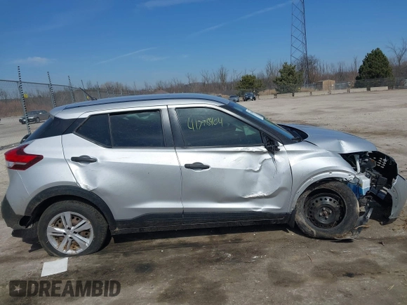 2020 Nissan Kicks S with VIN 3N1CP5BV5LL527783, listed as a IAAI auction lot 41798404 with 53,834 mi miles and . Bid and sale history available at DreamBid. Image 13.