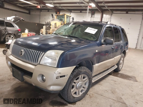 2005 Mercury Mountaineer with VIN 4M2ZU86E75ZJ27953, listed as a IAAI auction lot 41507206 with 185,291 mi miles and . Bid and sale history available at DreamBid. Image 2.