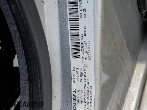 2010 Chrysler Sebring Touring with VIN 1C3CC4FBXAN191004, listed as a Copart auction lot 70193354 with 0 mi miles and Salvage Title. Bid and sale history available at carsss.com. Image 12.