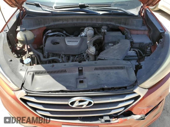 2017 Hyundai Tucson Sport z VIN KM8J33A25HU356909, wystawiony jako Copart lot #52573445 z przebiegiem 164 029 mil mil oraz Szkoda całkowita • Salvage title. Historia ofert i sprzedaży dostępna na DreamBid. Obrazek 11.
