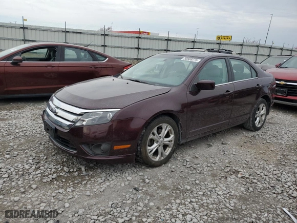 2012 Ford Fusion SE with VIN 3FAHP0HA9CR222803, listed as a Copart auction lot 50508275 with 66,113 mi miles and Salvage Title. Bid and sale history available at carsss.com. Image 1.