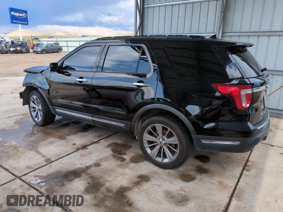 2018 Ford Explorer Limited z VIN 1FM5K8F85JGA89225, wystawiony jako Copart lot #58362855 z przebiegiem 89 370 mil mil oraz Szkoda całkowita • Salvage title. Historia ofert i sprzedaży dostępna na DreamBid. Obrazek 2.