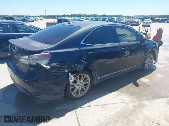 2010 Lexus HS 250h with VIN JTHBB1BAXA2000929, listed as a IAAI auction lot 42067247 with 175,452 mi miles. Bid and sale history available at carsss.com. Image 4.