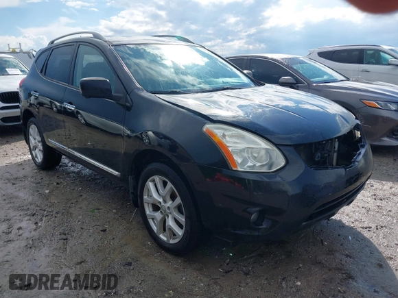 2012 Nissan Rogue SV with VIN JN8AS5MV3CW356434, listed as a IAAI auction lot 42006140 with 219,175 mi miles. Bid and sale history available at carsss.com. Image 1.