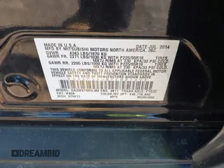 2015 Mitsubishi Outlander ES z VIN 4A4AP3AU0FE001494, wystawiony jako IAAI lot #41757714 z przebiegiem 126 758 mil mil oraz . Historia ofert i sprzedaży dostępna na DreamBid. Obrazek 9.