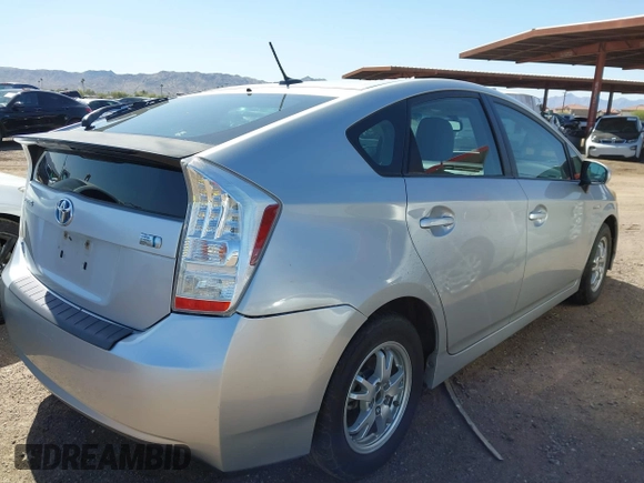 2010 Toyota Prius II with VIN JTDKN3DU0A0130127, listed as a IAAI auction lot 41763304 with 217,258 mi miles. Bid and sale history available at carsss.com. Image 4.