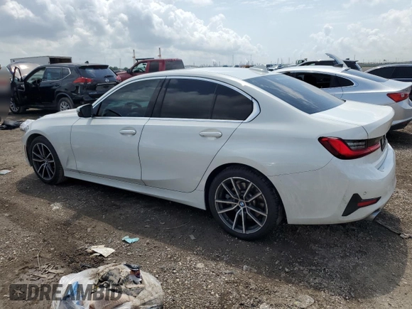 2020 BMW 3 Series 330i with VIN 3MW5R1J08L8B43219, listed as a Copart auction lot 53670875 with Not Provided miles and Salvage Title. Bid and sale history available at carsss.com. Image 2.