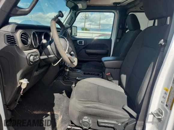 2020 Jeep Gladiator Sport S with VIN 1C6JJTAG0LL109695, listed as a Copart auction lot 63112895 with 53,491 mi miles and Non repairable. Bid and sale history available at DreamBid. Image 7.