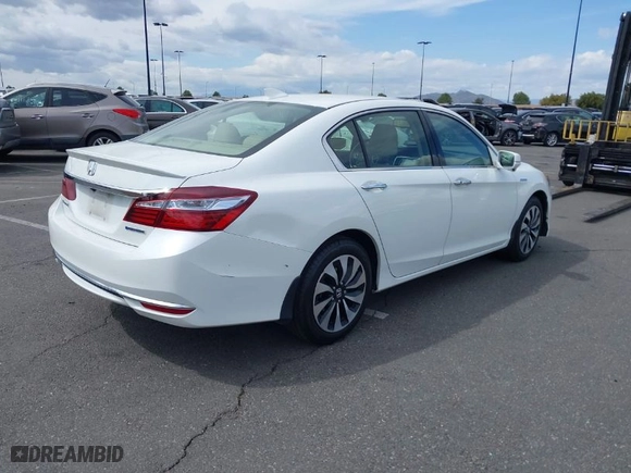 2017 Honda Accord Hybrid EX-L with VIN JHMCR6F50HC031783, listed as a IAAI auction lot 41909790 with NaN miles. Bid and sale history available at carsss.com. Image 4.