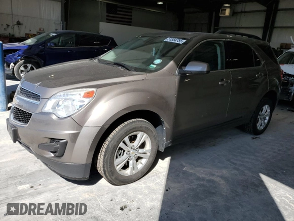 2012 Chevrolet Equinox LT w/1LT with VIN 2GNFLEEK7C6290037, listed as a Copart auction lot 51984785 with 111,043 mi miles and Salvage Title. Bid and sale history available at carsss.com. Image 1.