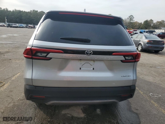 2024 Toyota Grand Highlander XLE with VIN 5TDAAAA59RS008030, listed as a Copart auction lot 42140965 with NaN miles and Salvage Title. Bid and sale history available at carsss.com. Image 6.