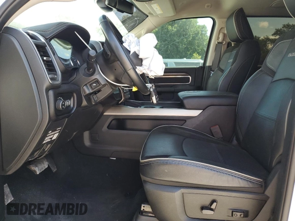 2023 Ram 2500 Laramie with VIN 3C6UR5FL2PG514919, listed as a Copart auction lot 59411155 with 23,679 mi miles and Salvage title. Bid and sale history available at DreamBid. Image 7.