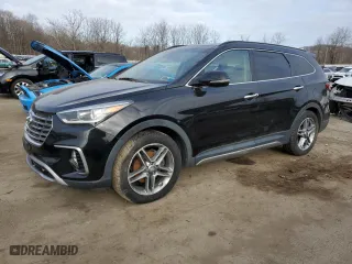 2017 Hyundai Santa Fe Limited Ultimate with VIN KM8SRDHFXHU212225, listed as a Copart auction lot 49301865 with 70,581 mi miles and Clean Title. Bid and sale history available at carsss.com. Image 1.
