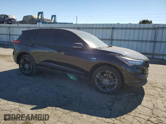 2020 Acura RDX w/A-Spec Pkg with VIN 5J8TC1H67LL000651, listed as a Copart auction lot 75904824 with 53,986 mi miles and Clean title. Bid and sale history available at DreamBid. Image 4.