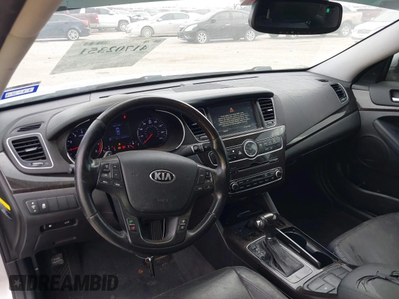 2015 Kia Cadenza Premium with VIN KNALN4D74F5173557, listed as a IAAI auction lot 41702351 with 104,087 mi miles and . Bid and sale history available at DreamBid. Image 18.