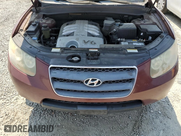 2007 Hyundai Santa Fe SE with VIN 5NMSH13E97H022541, listed as a Copart auction lot 64692595 with 172,748 mi miles and Salvage title. Bid and sale history available at DreamBid. Image 12.