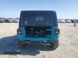 2020 Jeep Wrangler Unlimited Sport S with VIN 1C4HJXDG7LW110125, listed as a Copart auction lot 62470755 with 81,594 mi miles and Salvage title. Bid and sale history available at DreamBid. Image 6.