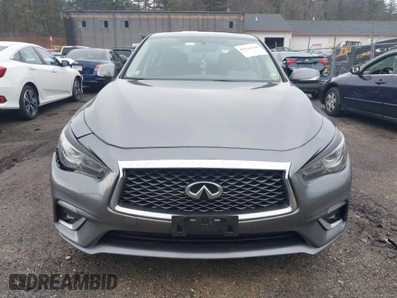 2018 Infiniti Q50 3.0t Luxe with VIN JN1EV7AR5JM434747, listed as a IAAI auction lot 41924244 with 114,634 mi miles. Bid and sale history available at carsss.com. Image 12.
